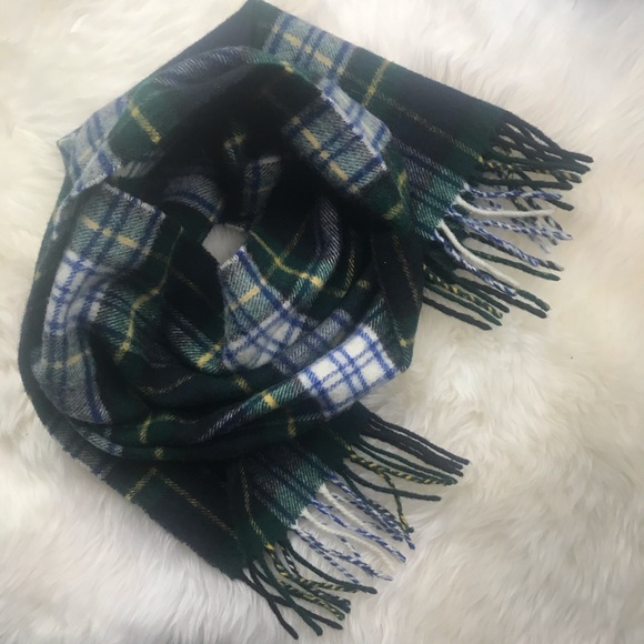 Blarney Woolen Mills Plaid Lambs Wool Scarf - Picture 2 of 7